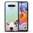 thumbnail image 2 of FINCIBO Slim TPU Bumper + Clear Hard Back Cover for LG Stylo 6 6.8" 2020, Animal Bull Terrier Dog, 2 of 6