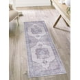 thumbnail image 1 of Rugs.com Mangata Collection Rug – 2' 7 x 13' Runner Ivory And Gray Low Rug Perfect For Hallways, Entryways, 1 of 9