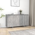 thumbnail image 1 of vidaXL Sideboard Concrete Grey 135x41x75 cm Engineered Wood, 1 of 5