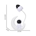 thumbnail image 6 of Sunjoy Tech LED Reading Lamp Creative Shape Soft Lighting Flicker Free One-key Start Flexible Hose Design High Brightness USB Charging Cartoon Astronaut Bedside Lamp Home Supplies, 6 of 8