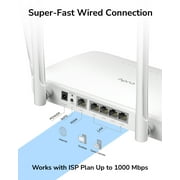 Cudy WR1300 Dual-Band AC1200 Mesh Router with Accessories