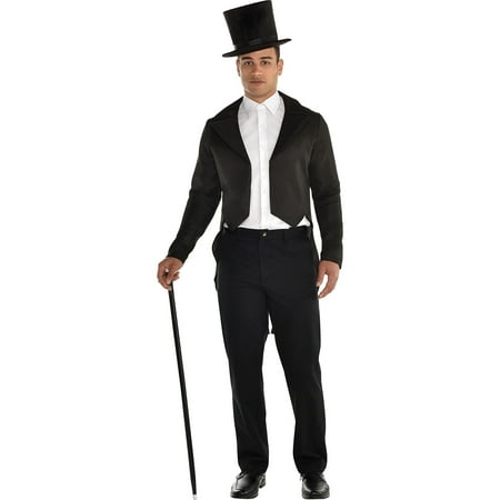 Black Tailcoat Halloween Costume Accessory for Men, Standard, by Amscan