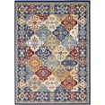 thumbnail image 6 of Nourison Grafix Moroccan Tiled Multicolor 3'9" x 5'9" Area Rug, (4' x 6'), 6 of 9