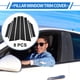 thumbnail image 2 of 8 Piezas de Moldura de Ventana del Pilar para Hyundai Creta Ix25 2014-2019 Negro Antirrayones, 2 of 7