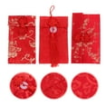 thumbnail image 3 of 3 Pcs Paquets Rouges Enveloppes de Mariage Chinoises Enveloppes Rouges Classiques pour Nouvel An, 3 of 8