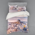 thumbnail image 2 of Ambesonne Winter Bedding Set 3 Pcs, Cappadocia Turkey Valley, Twin, Multicolor, 2 of 3