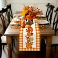 thumbnail image 4 of B Fall Harvest Table Runner For Thanksgiving Kitchen Dining Decor 13 X 72 Inches Soft Linen, 4 of 5