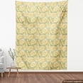 thumbnail image 4 of Ambesonne Floral Fabric by the Yard Upholstery, Chrysanthemum Flower Motifs, 1 Yard, Cream Mustard, 4 of 5
