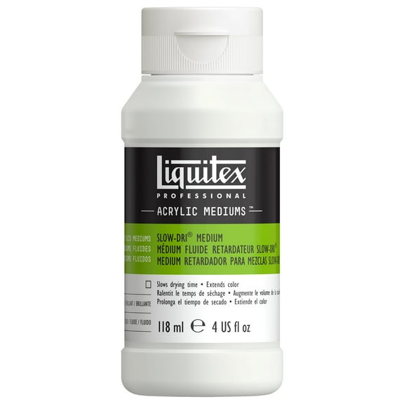Liquitex Slo Dri Fluid Blending Medium: 4 oz