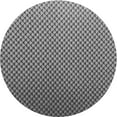 thumbnail image 1 of Ahgly Company Indoor Round Patterned Dark Gray Area Rugs, 4' Round, 1 of 6