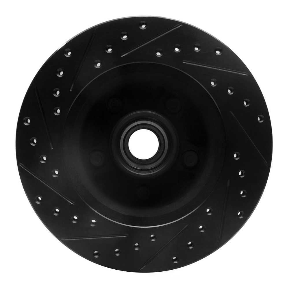 Dynamic Friction Company 633-42018R DFC Brake Rotor - Drilled And Slotted - Black