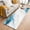 Blue, variant on 2'x6' Rug Runners for Hallways Kitchen, Marble Blue Non Slip Entryway Beside Floor Carpet Runner, Gold White Modern Gradient Ocean Wavy Ripple Laundry Room Bedroom Throw Rugs Mat for Family Pet