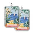 thumbnail image 7 of Yayeee Pot Holders Kitchen Heat Resistant with Pocket 7"x9.8" Cotton Oven Cooking Hot Pads, Seaside Leaves, 7 of 7