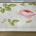 thumbnail image 6 of Ambesonne Floral Place Mats Set of 4, Vintage Rose Petals Leaf, Standard Size, Pale Pink Khaki, 6 of 6