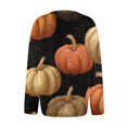 thumbnail image 4 of Halloween Cardigan Sweaters for Women Novelty Halloween Pumpkin Womens Cardigan Sweaters Knit Button Up Cropped Long Sleeve Fall Fashion Comfy Tunic Sweater Orange 4XL, 4 of 6