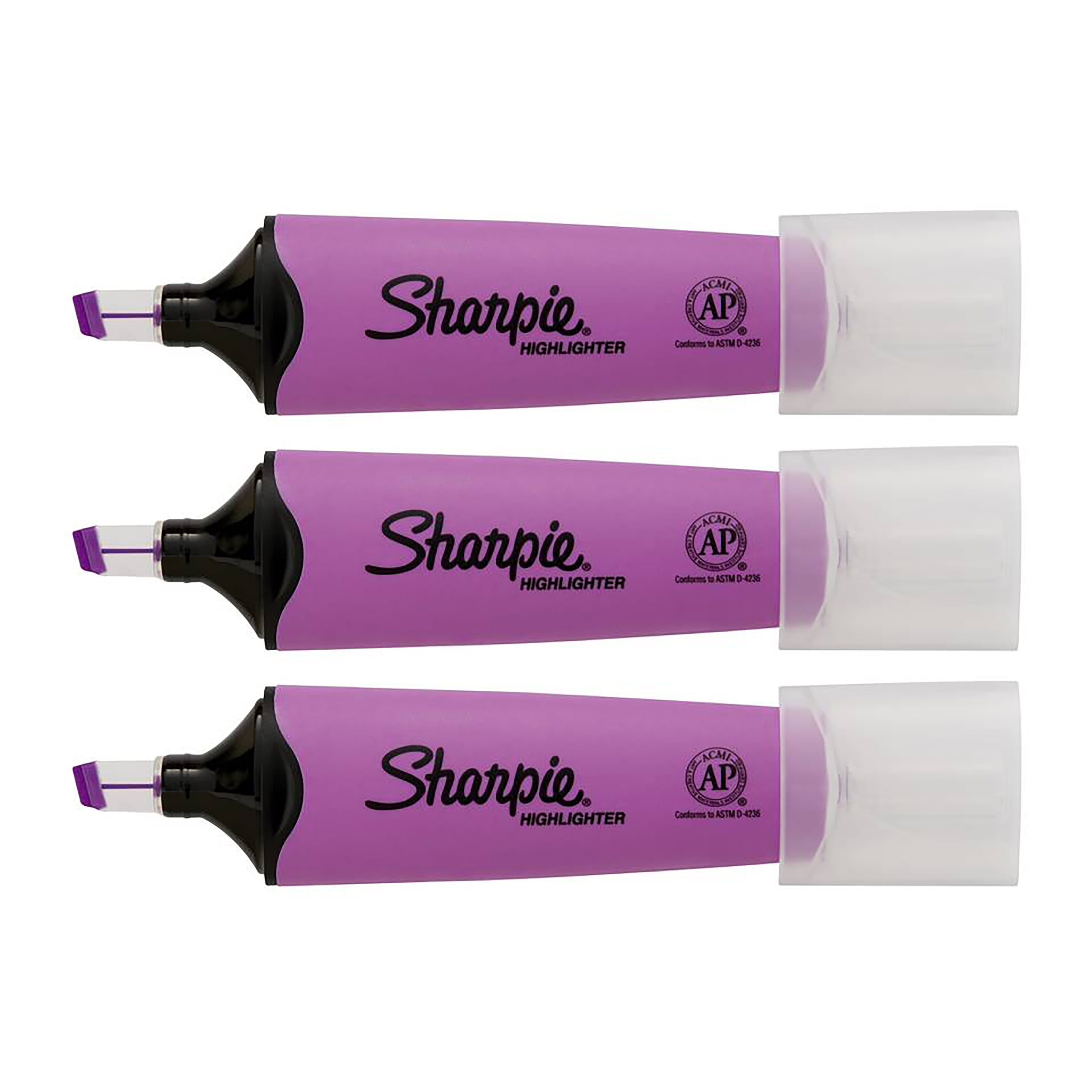 Sharpie Clear View Tank Highlighter, Chisel Tip, Smear Guard Ink