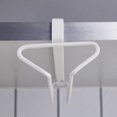 thumbnail image 4 of Juego de soportes para copas de vino, soporte para copas de vino debajo del gabinete, soporte de almacenamiento para hasta 3 copas de vino para gabinete, cocina, bar (blanco, 1 paquete), 4 of 5