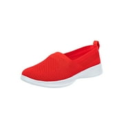 Zodanni Walking Shoes for Women Slip on Memory Foam Lightweight Sneakers Size 5-11.5