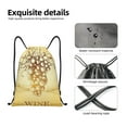 thumbnail image 6 of Bingfone Bunch Of Grapes Drawstrings Backpacks Bags For Men Women Gym Drawstrings Bag, 6 of 9