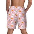 thumbnail image 2 of Lsque Mens Swim Trunks Rabbit And Carrot Pattern - Bathing Suit Compression Liner - Beach Swim Shorts Swimwear - (S-3XL) - Stretch Quick Dry -XX-Large, 2 of 9