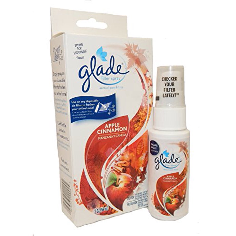 Glade Scented Air Filter Spray, Apple Cinnamon, 2 oz, FSAC Walmart