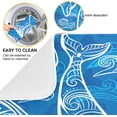 thumbnail image 2 of FREEAMG Dish Drying Mat Dolphins Microfiber Kitchen Dish Mat Super Absorbent Dish Drainer Mat Fast Drying Heat-resistant Drying Mat for Kitchen Counter, 18"x24", 2 of 7