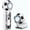 White, variant on Portable Handheld Turbo Fan with Ice Cooling, 5-Speed 4-Mode LED 180? Foldable,Football Fans with Air Turbo Tech Cooling Fan for Outdoor, Travel, Beach and Soccer Match (White)