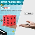 thumbnail image 2 of Juego de dados Sappy Jumbo de espuma, 9 cm, blandos, paquete de 4, 2 of 7