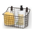 thumbnail image 4 of Spectrum Diversified Vintage Steel Cabinet & Wall-Mounted Basket, Industrial Gray, 4 of 11