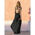 thumbnail image 2 of EDOLYNSA Halter Maxi Dresses for Women Summer Boho Sleeveless Beach Sum Dress A Line Flowy Vacation Outfits, 2 of 8