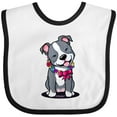 thumbnail image 3 of Inktastic Smiling Pit Bull Boys or Girls Baby Bib, 3 of 4