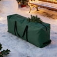 thumbnail image 4 of Rolling Christmas Tree Storage Bag - Fits 4Ft Artificial Trees - Oxford Fabric Waterproof Christmas Tree Bag For Storage Box For Xmas, 4 of 6