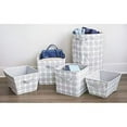 thumbnail image 2 of iDesign Dot Fabric Storage Cube Bin with Dual Side Handles, Gray, 13x13x13 Inches, 2 of 8