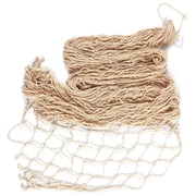 Natural Fishing Net Decorations, Nautical Wall Decor for Birthday Party, Baby Shower, Pirate Party, Hawaiian Luau, Ocean-Theme Events (79x60 in.)