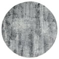 thumbnail image 3 of Porch & Den  Richard Hi-low Abstract Area Rug Grey 7'10" Round 8' Round Living Room,Bedroom,Dining Room Black Round, 3 of 5