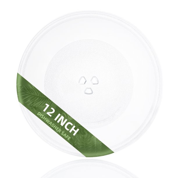 Gemroom 12" Microwave Glass Plate Replacement for Whirlpool Microwave