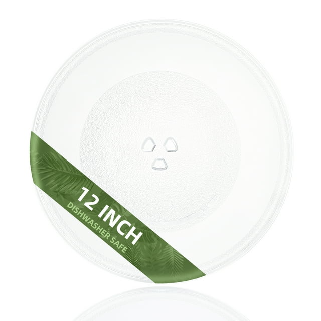 Gemroom 12" Microwave Glass Plate Replacement for Whirlpool Microwave