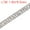 AB, White, variant on 2 Yards 3 Rows Rhinestone Chain, 8.5mm Crystal Close Claw Chain Trim (Silver, Red, White)