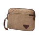 thumbnail image 2 of Bolso de mano para hombre, ligero, con cierre de cremallera, tarjetero, cartera moderna Caqui, 2 of 9