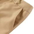 thumbnail image 6 of Ruyang Youth Boys Golf Shorts Flat Front Adjustable Waist Shorts Khaki Chino Causal Athletic Shorts with Pockets 3-15 Years, 6 of 9