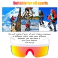 thumbnail image 4 of Gafas de Sol Frienda Neón Retro Semi Montura 3 Pares Zigzag, 4 of 6