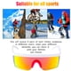 thumbnail image 4 of Gafas de Sol Frienda Neón Retro Semi Montura 3 Pares Zigzag, 4 of 6