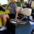 thumbnail image 3 of Renewold Golf Cart Seat Cover Portable Golf Blanket Keeps Seat Comfortable & Clean Universal Fit for Most Golf Carts, Love Golf Black, 3 of 5