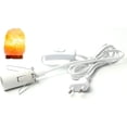 thumbnail image 1 of Salt Lamp Cord with Switch - E14 Socket, 1.8m, White - Compatible with Himalayan Salt Lamps, 1 of 5
