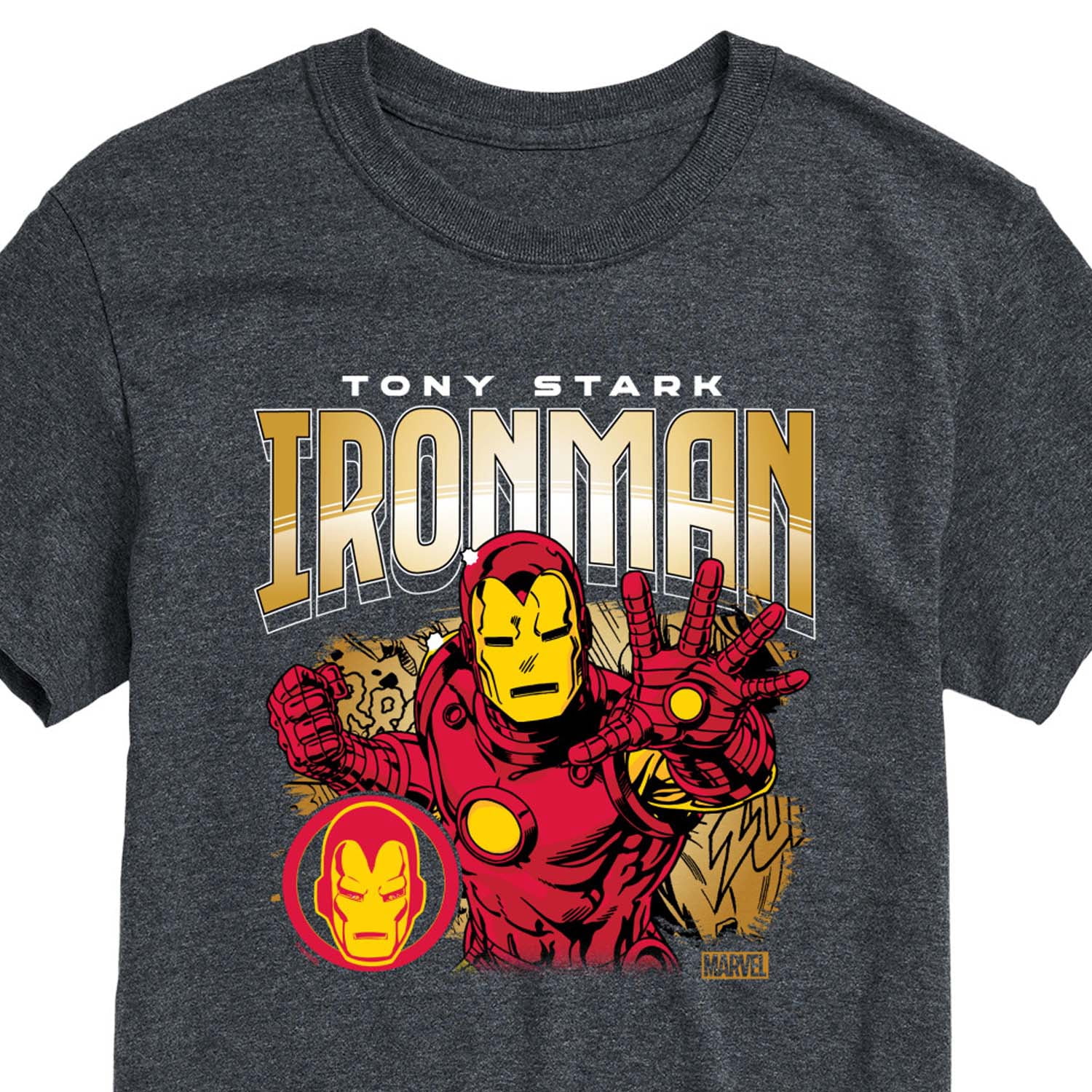 Marvel Iron Man - Tony Stark - Men's Short Sleeve Graphic T-Shirt
