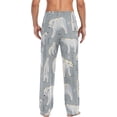 thumbnail image 2 of Top-kevin Grey Cute Donkey Pajama Pants Farm Men's Pajama Bottoms Lounge Sleepwear PJs Sleep Pants, 2 of 11