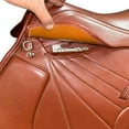 thumbnail image 3 of English Leather Jumping Saddle - Classic Design, Comfort & Precision", 3 of 4