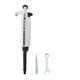 thumbnail image 1 of Jadeshay Micropipeta Pipetee el microlitro, Instrumento de la pipeta de un Solo Canal para dosificar, Ajustable,Herramienta de Laboratorio 5~1000ul (Capacidad : M1000), 1 of 1