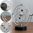thumbnail image 2 of Pekkaxy Newton's Cradle, 3.9x3.9x2.4 in, Perpetual Motion Desk Toy, Demonstrates Physics of Energy Transfer for Office or Study, 2 of 9