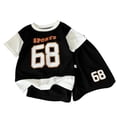 thumbnail image 1 of Ensembles de Shorts d'Été pour Garçons Chemise à Manches Courtes et Shorts Deux Pièces Tenue Décontractée Extérieure, Robe d'Été Courte Non Incluse, 1 of 5